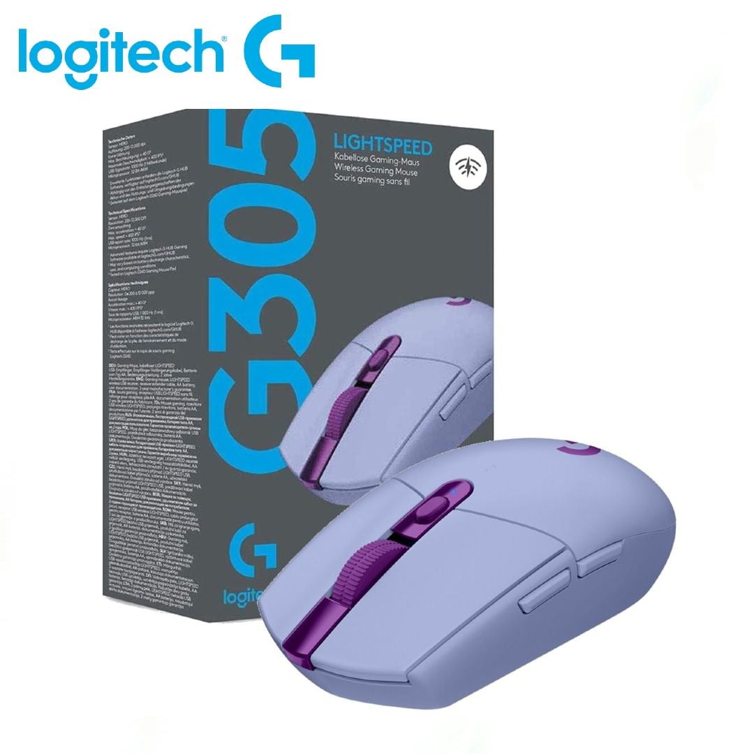 Trust - Mouse Gamer Inalámbrico Logitech G Series Lightspeed G305 Lila