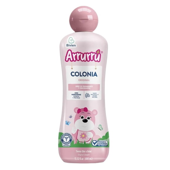 Perfume Arrurru naturals Cologne 400 ml para bebés