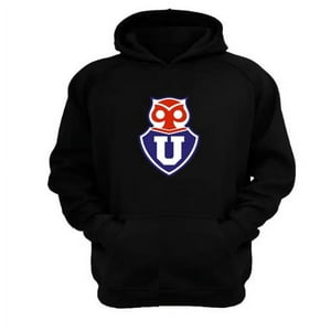 Genérico - Polerón Canguro U De Chile Negro Talla Xl Unisex