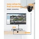 thumbnail image 2 of Sistema de cámaras de seguridad PANOOB 8CH 4K NVR con 8 torretas tipo domo de 5 MP, 2 of 8