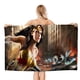 thumbnail image 1 of Mujer Maravilla Toalla de playa de secado rápido con diseño temático, regalo para mujeres y niñas, ideal para cumpleaños, fans, amantes de la música, uso en la playa o al aire libre, 78 × 160 cm, 1 of 6