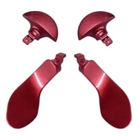 Genérico - 4Pcs Metal Back Paddles For Ps5 Dualsense Edge Controller,Paletas De Repuesto Intercambiables Para Ps5 Dualsenseedge Wireless Controller-Rojo