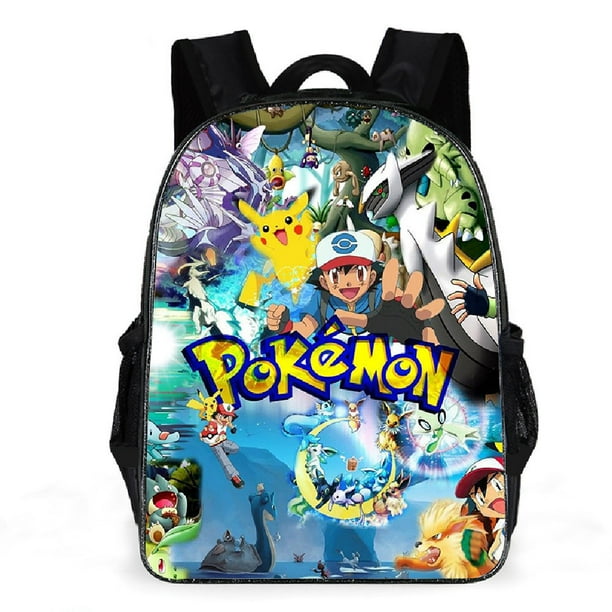 Pokemon Kid School Backpack Storage Bag Kawaii Pikachu Anime Figures Student Children's Backpack Backpacks Luggage Bags Mochila