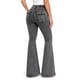 thumbnail image 2 of Jeans Mujer Flare Gris Tiro Alto J9358, 2 of 7