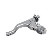 Ioensy - Palanca De Embrague Corta Para Acrobacias, 22 Mm, Cnc, Piezas De Repuesto Resistentes, Embrague De Motocicleta, Freno, Plata