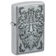 thumbnail image 1 of Bolsillo en cromo cepillado con el emblema de Greenman de Zippo, más ligero, 1 of 6