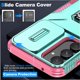 thumbnail image 2 of Funda Armada para Samsung Galaxy A55 5G con Tapa Deslizante y Soporte Magnético Giratorio Verde, 2 of 5