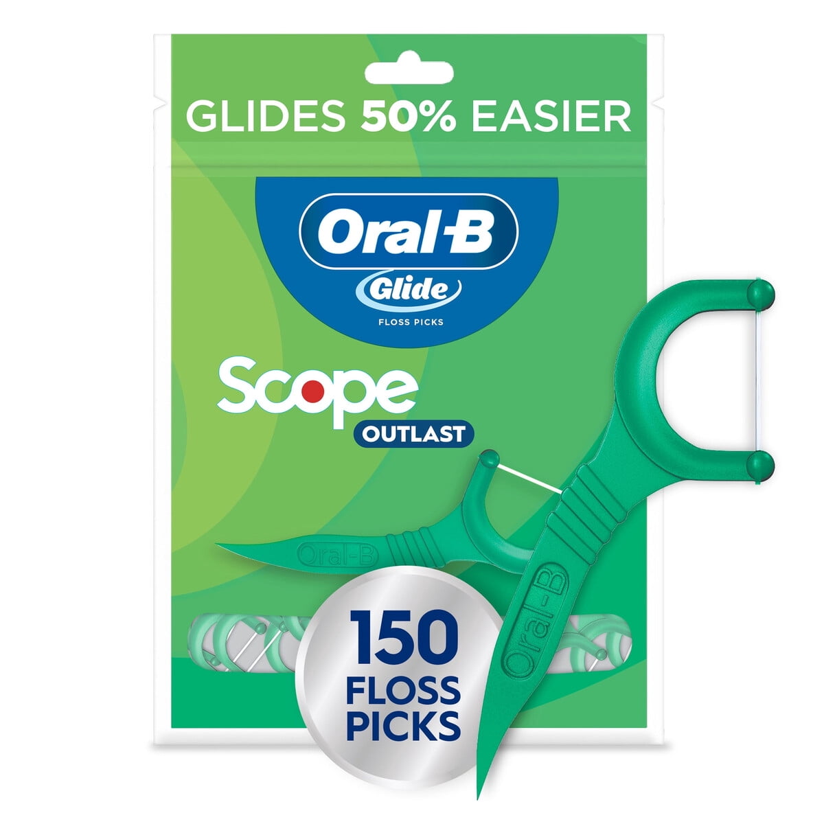 Oral-b - Hilo Dental Oralb Glide Mint Scope 150 Unidades Noshred