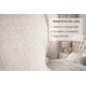thumbnail image 4 of Cama Europea 2 Plazas Base Dividida Respaldo Capitone Lino Beige Completa, 4 of 5