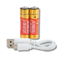 Sharpstar - Pila Aa Recargable Con Cable Usb A Usb-C Carga Rápida