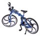thumbnail image 4 of 1:10 Diecast Iron Alloy Model Sports Mountain Bicycle Handicraft Toy Azul, 4 of 5