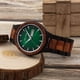 thumbnail image 4 of Reloj analógico de cuarzo ligero de madera para hombre MII YEW, 4 of 7