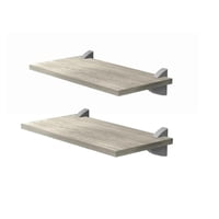 Be Dsign - Repisas Concept40 Gris Packx2