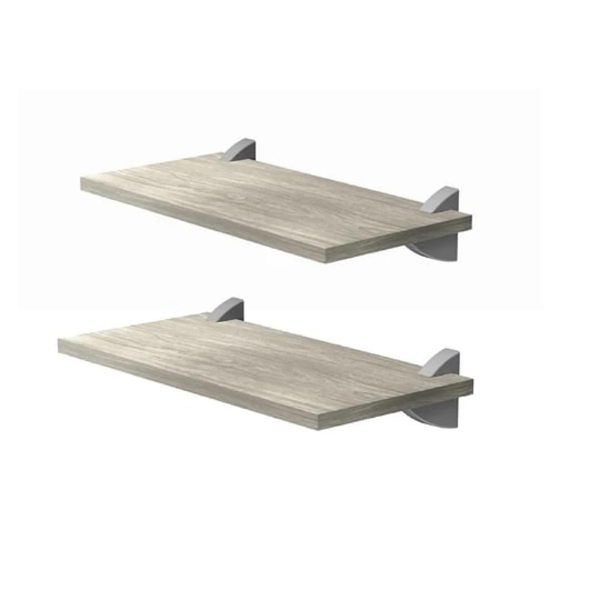 Be Dsign - Repisas Concept40 Gris Packx2