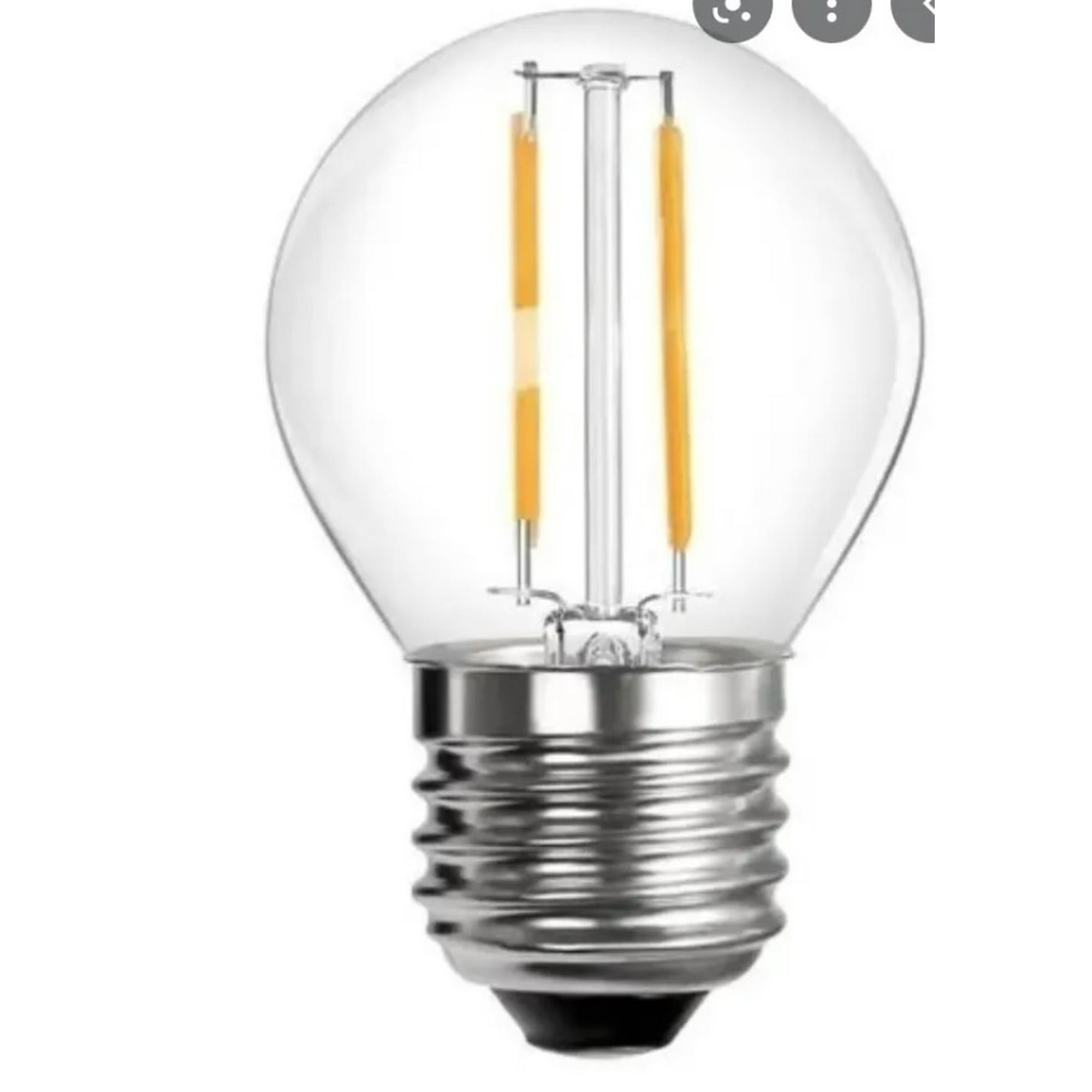 Tomasstore - Ampolleta Led Filamentos Forma De Gota 2w Marca Irm