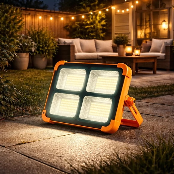 Foco Led Solar Recargable Portátil. 200 Watt