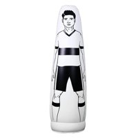 Ioensy - Saco De Boxeo Inflable Para Entrenamiento De Fútbol, Defensor Ficticio, Duradero, Para Pared, Blanco, 175Cm