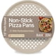 thumbnail image 1 of Molde para pizza Bakken redondo perforado de acero al carbono blanco, 1 of 8