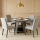 thumbnail image 1 of 43.3in-59in Extendable Round Dining Table for 4-8,Modern Kitchen Oval Dining Table with Removable Leaves Space Saving,Wood Base with Storage Shelf for Kitchen Living Room (Wood Color), 1 of 3
