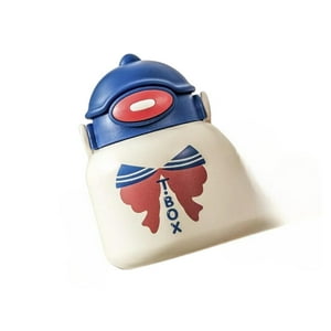 Total Click - Termo De Agua 710Ml Acero Inoxidable Diseño Lazo Azul Rojo