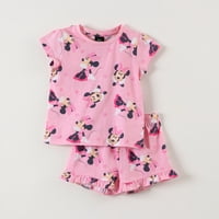 Pijama Corto Niña Minnie Full Print Rosado Disney
