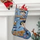 thumbnail image 2 of Calcetín de Navidad Desmarcar Rusty Rivets Lino Blanco 45cm x 32cm, 2 of 5