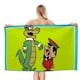 thumbnail image 1 of Wally Gator Toalla de playa de secado rápido con diseño temático, regalo para mujeres y niñas, ideal para cumpleaños, fans, amantes de la música, uso en la playa o al aire libre, 78 × 180 cm, 1 of 6