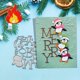 thumbnail image 2 of Troqueles Feemkota Feliz Navidad con Pingüinos para Tarjetería y Scrapbooking, 2 of 5
