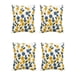 thumbnail image 1 of Pack De 4 Fundas De Cojin Bordadas 45x45cm Blanco 09, 1 of 4