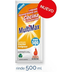 Multimax - Antigrasa Ultra Concentrado Para Diluir Rinde 500Ml X 100Ml