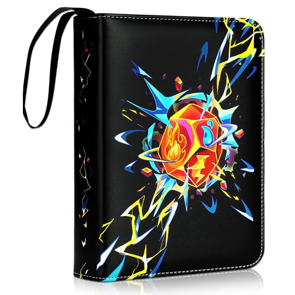 Carpeta para cartas HVECT de 9 bolsillos, 900 cartas, impermeable, PU