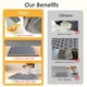 thumbnail image 5 of Alfombrilla para gatos PUPMATE, impermeable y antirrastreo, gris, 5 of 9
