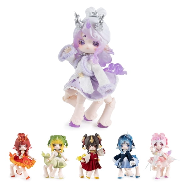 BEEMAI Antu Bestiario de Todos los Espíritus Serie Caja Única (Contiene 1 Figura), 1/12 BJD Caja Sorpresa Figuras Tiernas Coleccionables Regalo de Cumpleaños