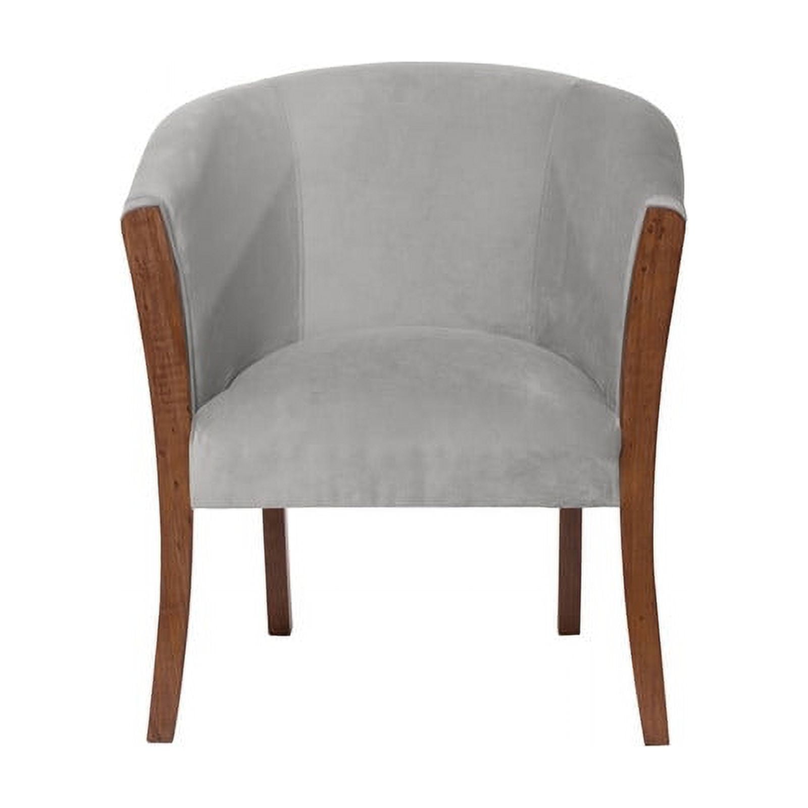 Latam Home - Sitial Dortmund Tela Velvet Gris