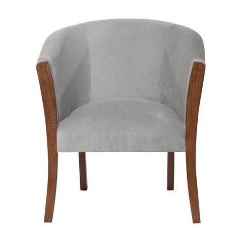 Latam Home - Sitial Dortmund Tela Velvet Gris