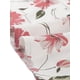 thumbnail image 5 of Agnes Orinda Blusas de Manga Corta con Volantes y Cuello en V Retro Floral para Mujer de Talla Grande 2X Rosa Blanco, 5 of 6