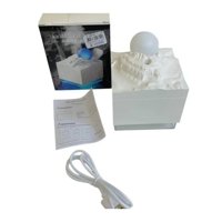 Genérico - Humidificador Vaporizador Ultrasonico Ambiente Esterilizado Lunas Meteorito + Esencias