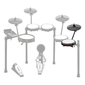 Set De Batería Expansion Alesis Nitro Max Con Mesh Tom Pad Y 10 Platillos