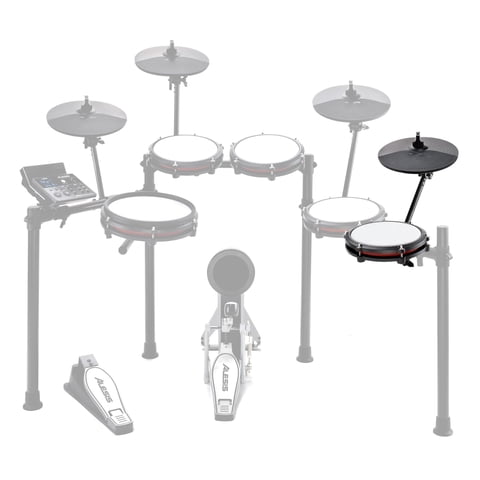 Set De Batería Expansion Alesis Nitro Max Con Mesh Tom Pad Y 10 Platillos