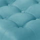 thumbnail image 3 of Pouf Wood 1c Felpa 00 Turquesa, 3 of 4