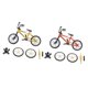 thumbnail image 5 of Juego De Juguete Modelo De Bicicleta Con Dedos Naranja + Amarillo, 5 of 5