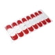 thumbnail image 1 of Láminas de uñas de gel semicuradas, tiras de uñas de gel de salón para niñas, láminas completas, pegatinas de esmalte de uñas, pegatinas de láminas de Rojo, 1 of 5