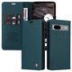 thumbnail image 2 of Funda Billetera de Cuero para Google Pixel 7A con Tarjetero y Soporte - Tapa Magnética Azul, 2 of 6