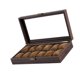 thumbnail image 5 of Caja De Almacenamiento Para Relojes, Decoración A Prueba De Polvo Para Hombres Y Mujeres, Organizador De Escaparate Con 12 Ranuras, 5 of 5