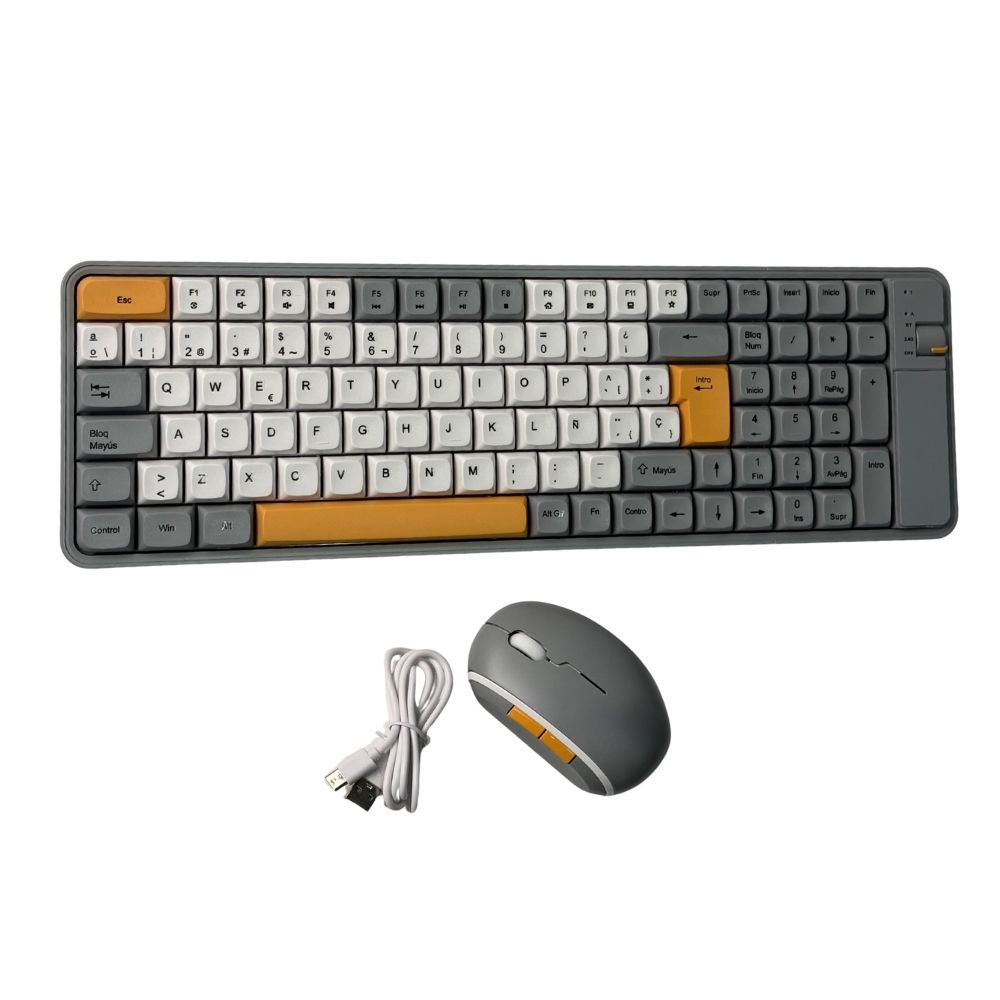 Novystor - Kit Teclado Y Mouse Inalámbrico Numérico Bluetooth Usb