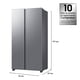 thumbnail image 5 of Refrigerador Samsung Side by Side No Frost / RS40H53XDTZS 529 Litros, 5 of 13