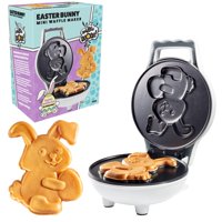 Waffle Wow! - Máquina Para Hacer Gofres Waffle ¡Guau! Conejo De Pascua Pequeño, 10 Cm, 220 V