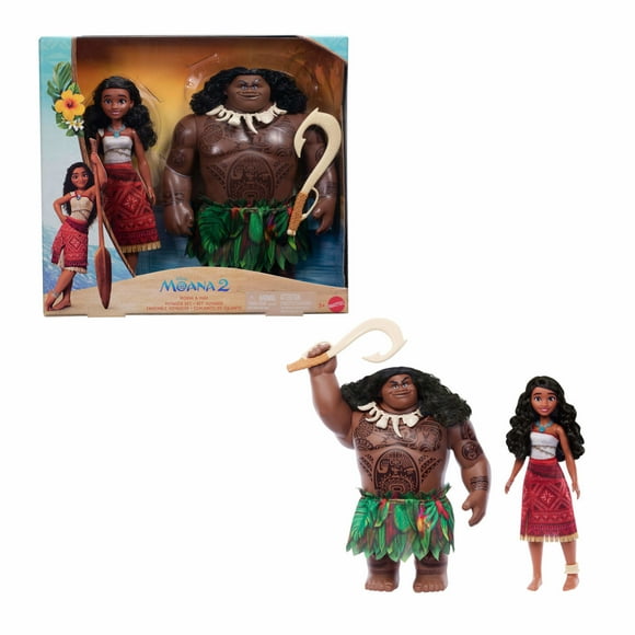 Pack Muñecas Moana y Maui