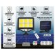 thumbnail image 4 of Foco Solar Led Exterior Con Sensor De Movimiento Impermeable, 4 of 5