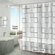thumbnail image 1 of Upgrade Your Bathroom Decor with our Checkered PEVA Shower Curtain - Waterproof, Mildew-Proof, and Comes with 12 Hooks for Easy Installation!, 1 of 4